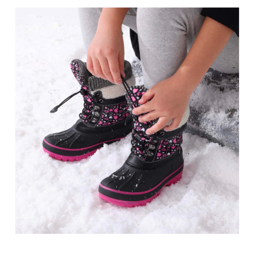DREAM PAIRS Big Kids Girls / Womens Snow Boots Size 5 fits 4 1/2 - Picture 2 of 6
